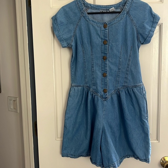 Tower Hill denim romper - Picture 1 of 4
